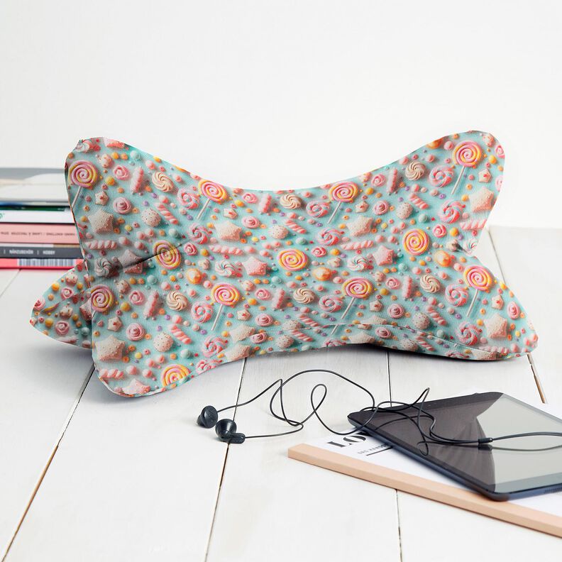 Popelina de algodão Guloseimas Impressão Digital – eucalipto,  image number 6