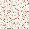 Tecido de algodão Popelina Pequenos desenhos de Natal – bege claro/dourado,  thumbnail number 1