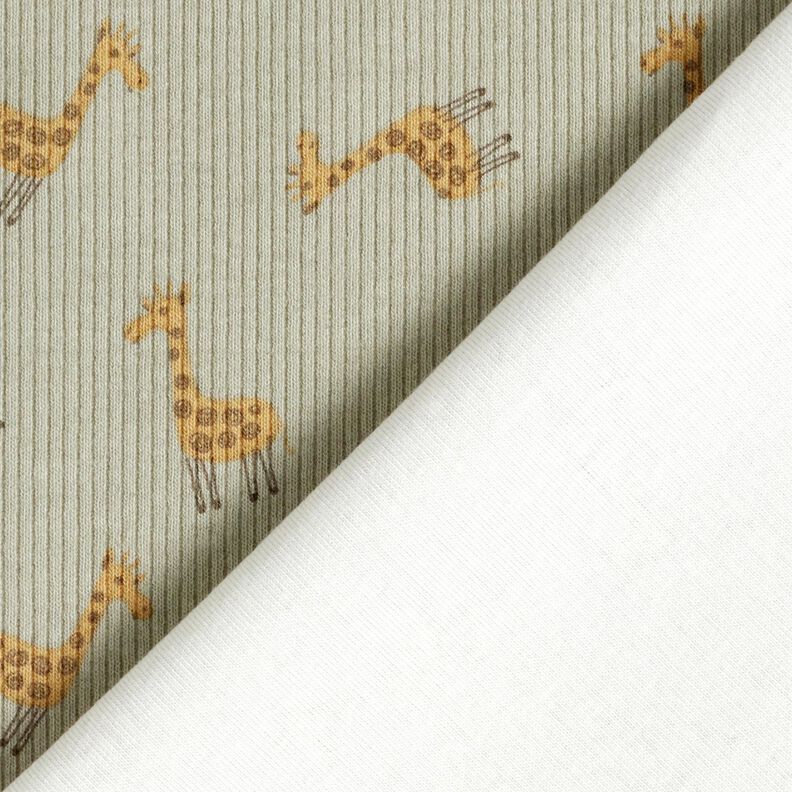 Jersey canelado Girafas doces &ndash; caqui,  image number 4