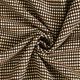 Quadrados de tecido de tela de linho grossa – azul-marinho/castanho,  thumbnail number 3