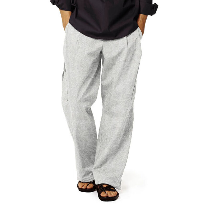 Tecido de mistura de rami lavado a pedra, qualidade pesada – cinzento claro,  image number 5