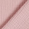 GOTS Musselina de algodão de três camadas – rosa-velho claro,  thumbnail number 5