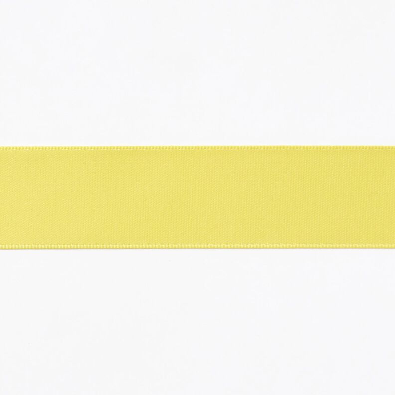 Fita de cetim [25 mm] – amarelo-limão,  image number 1