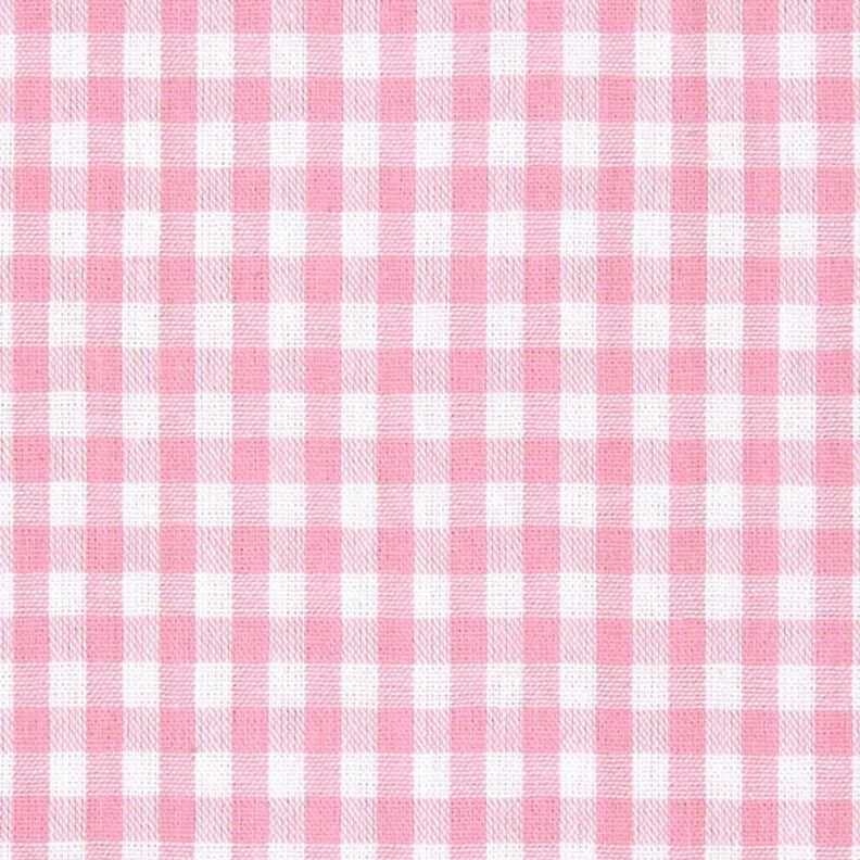 Tecido de algodão Vichy - 0,5 cm – rosa,  image number 1