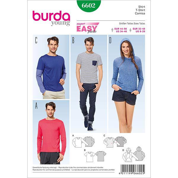 Camisa, Burda 6602,  image number 1