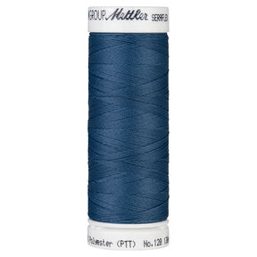Linha de coser Seraflex para costuras elásticas (0698) | 130 m | Mettler – azul ganga, 