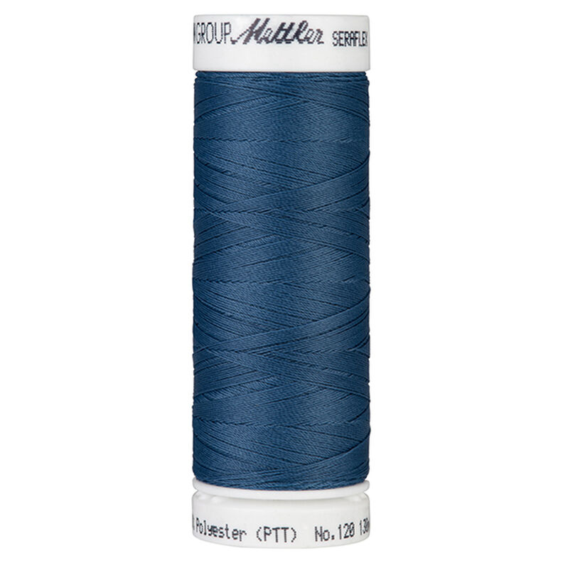 Linha de coser Seraflex para costuras elásticas (0698) | 130 m | Mettler – azul ganga,  image number 1