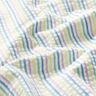 Anarruga Algodão Mistura de riscas – branco,  thumbnail number 2