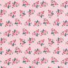Tecido de algodão Cretone Rosas pequenas – rosa,  thumbnail number 1