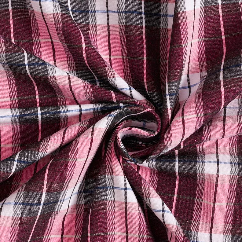 Stretch para calças Xadrez grande – preto/rosa intenso,  image number 3