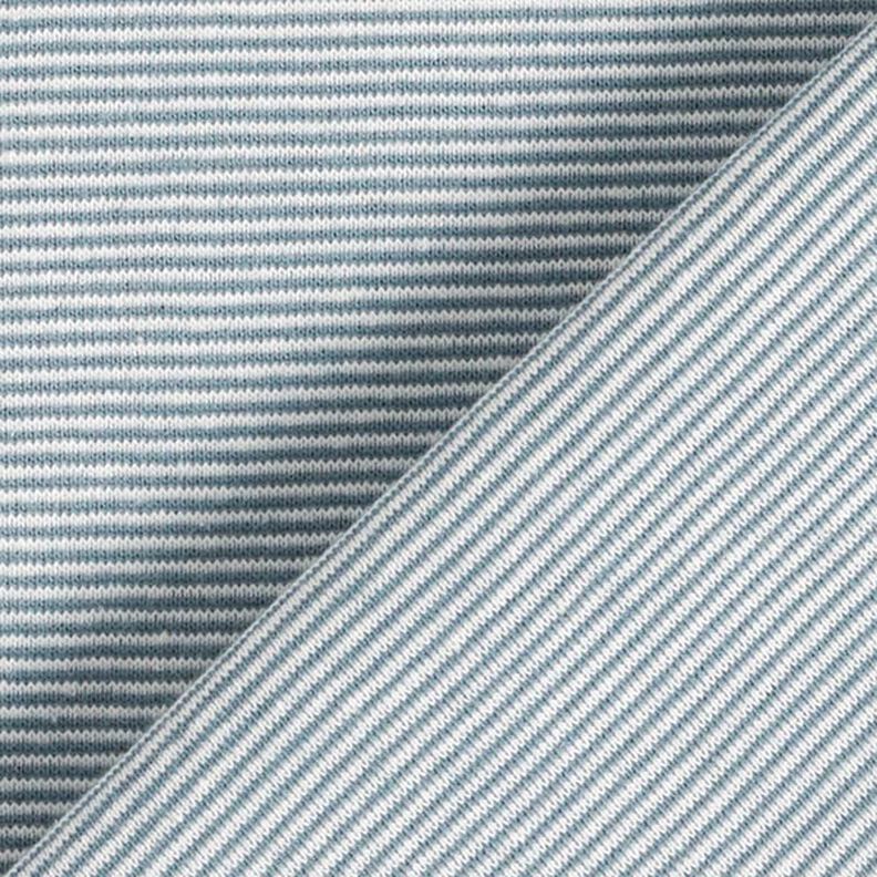 Bordas Tecido tubular Anéis estreitos – azul ganga/branco sujo,  image number 3