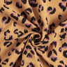 Musselina/ Tecido plissado duplo Leopardo – ouro velho/vermelho violeta médio,  thumbnail number 3