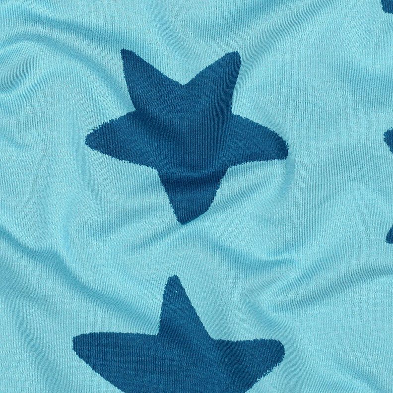 Sweater aconchegante Estrelas | Poppy Fabrics – azul brilhante/azul-oceano,  image number 2