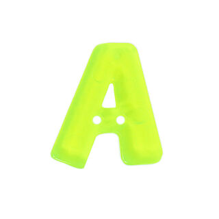 Botão Neon em forma de letra – A, 