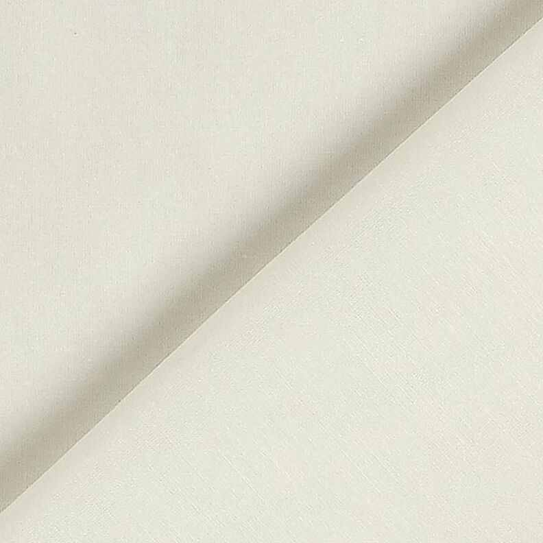 Tecido de algodão e seda super leve Voile – branco sujo,  image number 3
