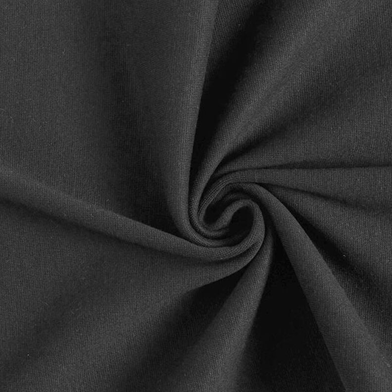 Tecido para bordas liso – preto,  image number 1