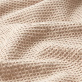 Tecido turco/Tecido piqué em favo Liso – taupe claro, 