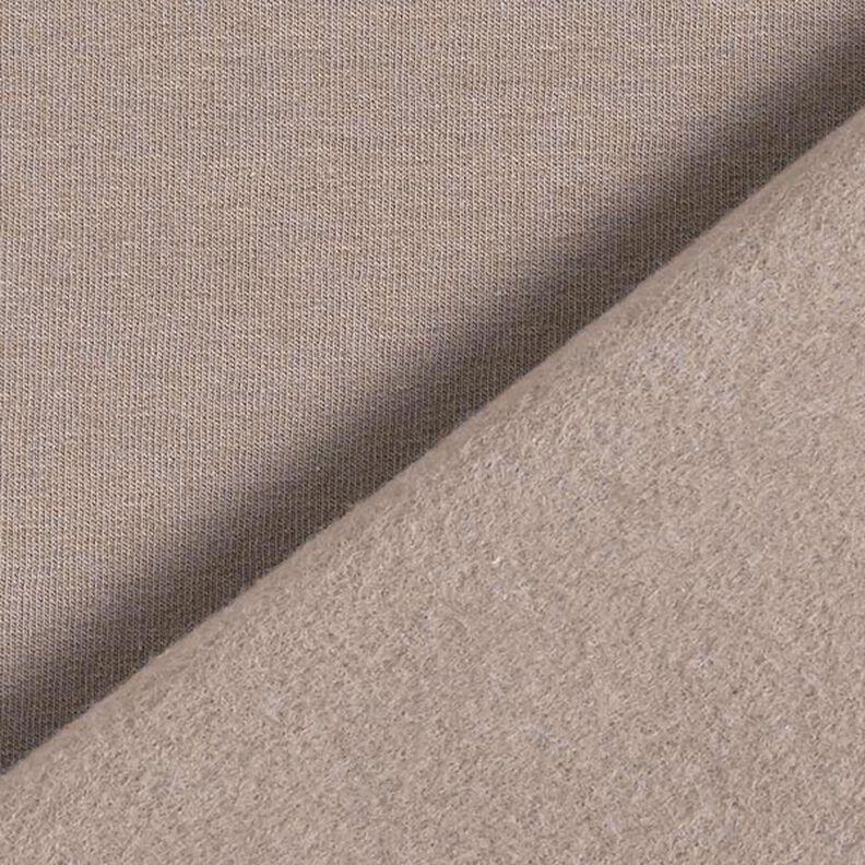 Sweat de algodão leve liso – taupe escuro,  image number 5