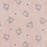 Tecido turco Jersey Passarinhos – rosa-velho claro,  thumbnail number 1