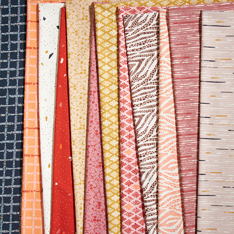 GOTS Jersey de algodão Riscas | Tula – cor de areia/mostarda,  image number 5