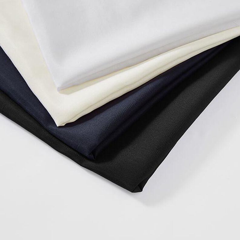 Tecido de algodão e seda super leve Voile – preto,  image number 4