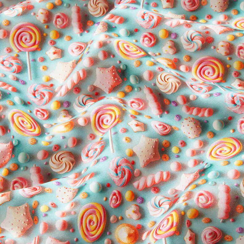 Popelina de algodão Guloseimas Impressão Digital – eucalipto,  image number 2