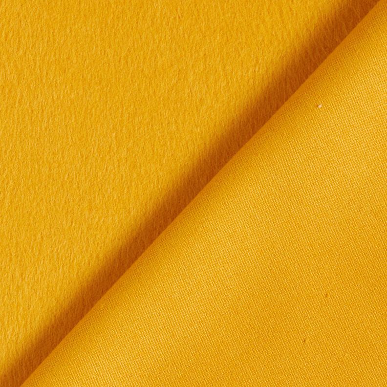 Tecido para sobretudos rugoso – amarelo-caril,  image number 3