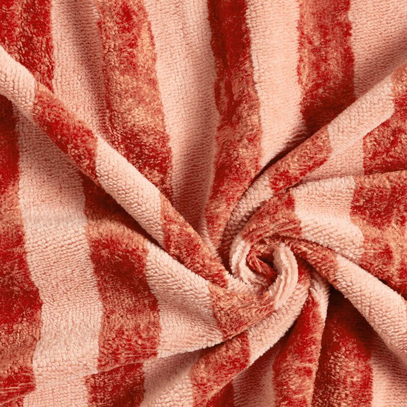 Tecido turco Bambu Riscas grossas – vermelho/lagosta,  image number 4