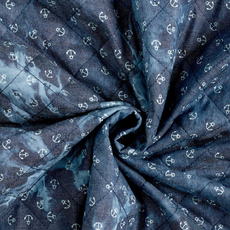 Tecido acolchoado Chambray Âncora Batique – azul ganga,  image number 4
