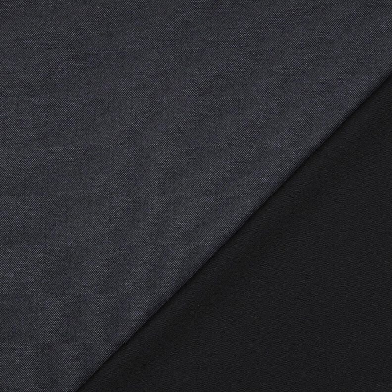 Romanit Jersey Espinha de peixe – preto azulado,  image number 3