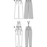 Calças de pregas / Calças Marlene, Burda 6856,  thumbnail number 3