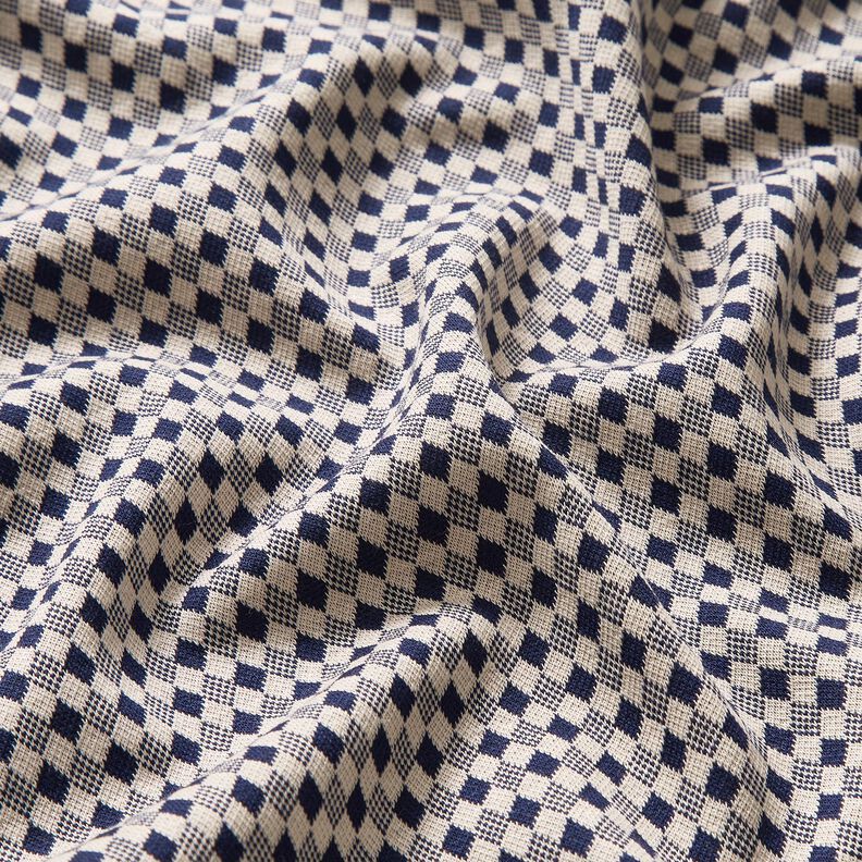 Jersey Romanit Mini losangos – bege claro/azul-marinho,  image number 2