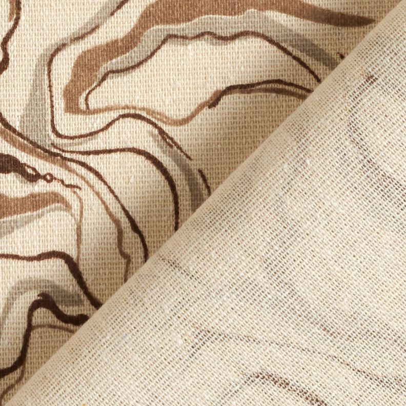 Mix de linho Mármore – amêndoa/mocca,  image number 4