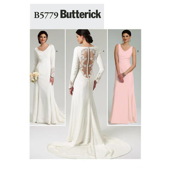 Vestido de noiva, Butterick 5779|38 - 46,  image number 1