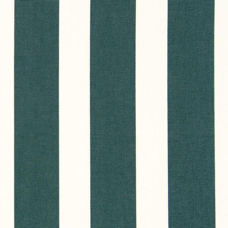 Tecido para exteriores Acrisol Listado – branco sujo/verde escuro,  image number 1
