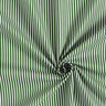 Popelina de algodão Riscas – verde escuro/branco,  thumbnail number 3