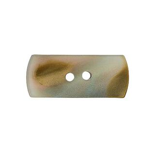 Botão de poliéster, 2 furos [ Ø18 mm ] – castanho claro, 