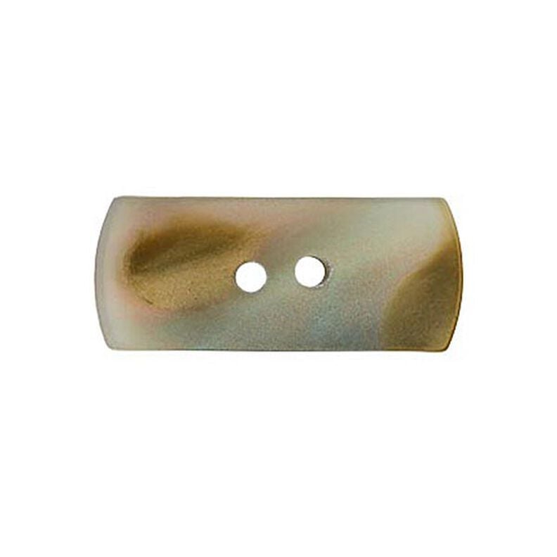 Botão de poliéster, 2 furos [ Ø18 mm ] – castanho claro,  image number 1