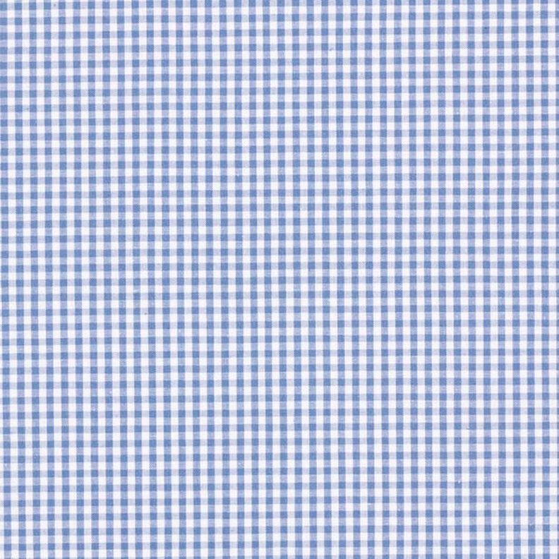 Popelina de algodão Xadrez Vichy pequeno, com fio tingido – azul ganga/branco,  image number 1