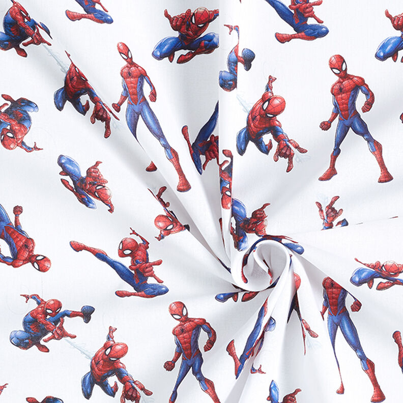 Cretone Tecido sob licença Homem-aranha | Marvel – branco,  image number 3