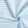 Tecido de algodão Cretone Riscas casuais – azul claro/branco,  thumbnail number 3