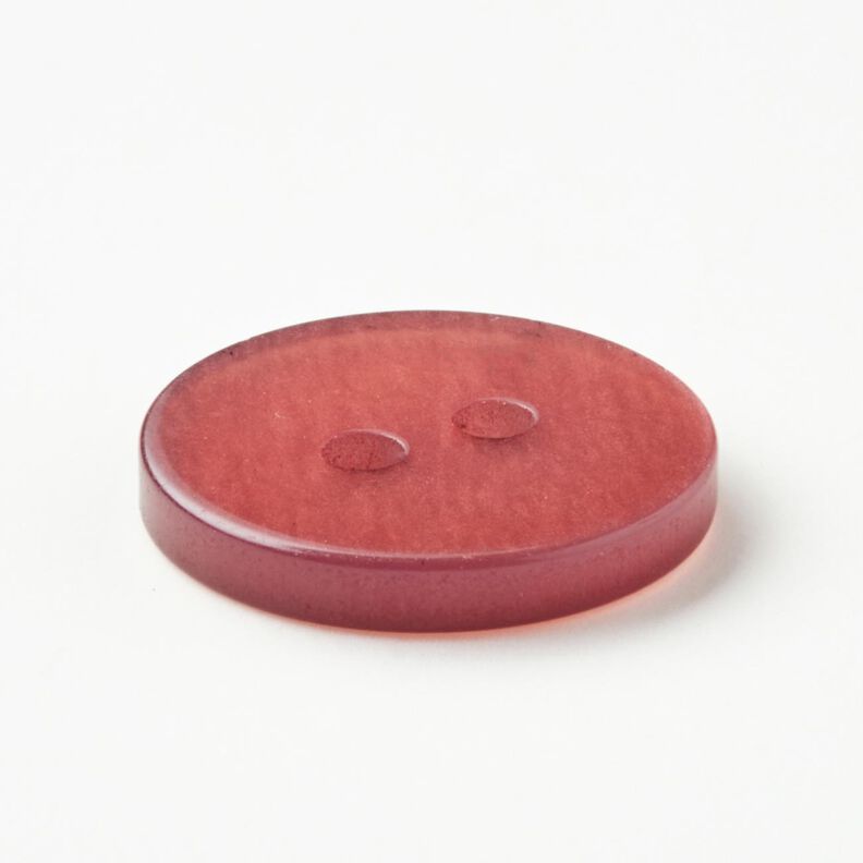 Botão de 2 furos brilhante [Ø 15 mm] – rosa-velho escuro,  image number 3