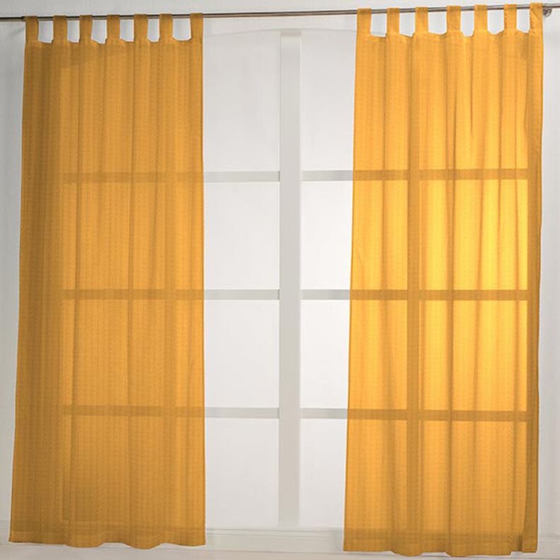 Tecido para cortinados Voile Ibiza 295 cm – amarelo-caril,  image number 6