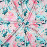 Cetim de algodão Japenese Anemone | Nerida Hansen – rosé/azul petróleo,  thumbnail number 3