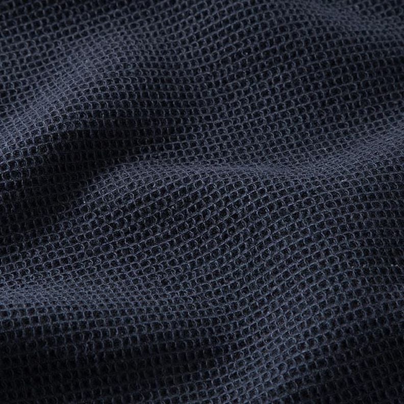 Tecido piqué em favo Mini – azul-marinho,  image number 2