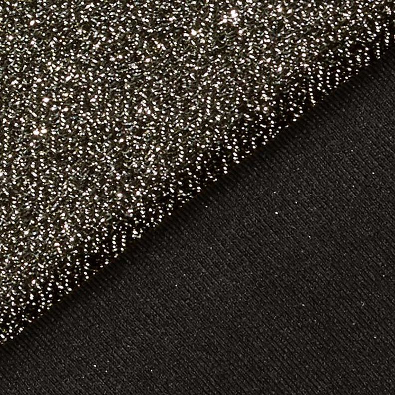 Tecido Jersey Brilho de ouropel Glamour  – preto,  image number 3