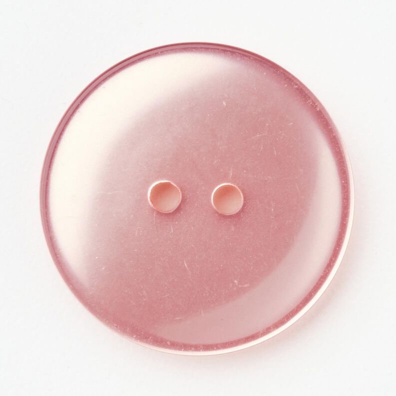 Bot&atilde;o de 2 furos brilhante [&Oslash; 25 mm] &ndash; rosa,  image number 1