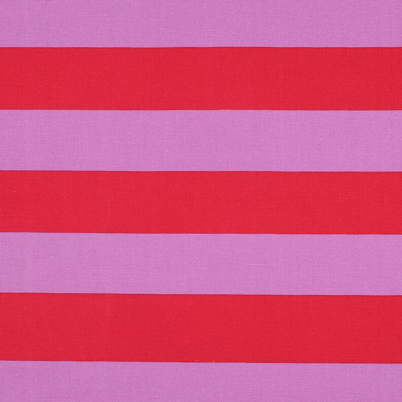 Tecido para decoração Lona Riscas alegres – púrpura média/cor de malagueta,  image number 1