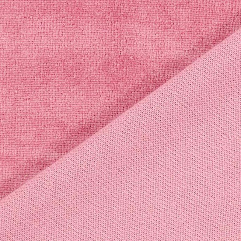 Tecido aveludado Nicki Liso – rosa embaçado,  image number 3