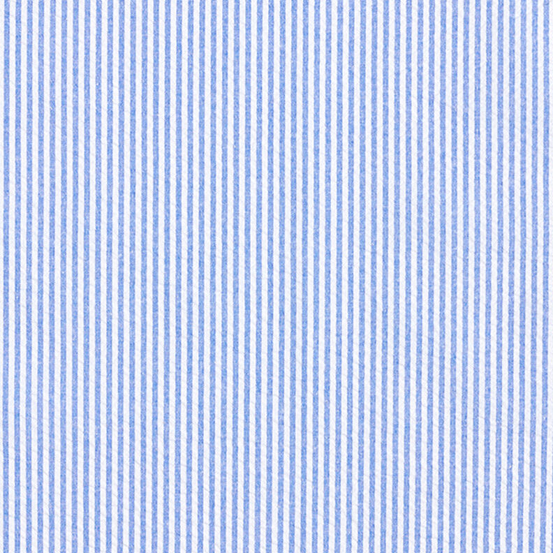 Anarruga Riscas de mistura de algodão – azul real/branco sujo,  image number 1